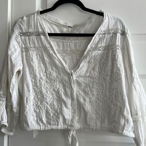 Free People blouse with beautiful details